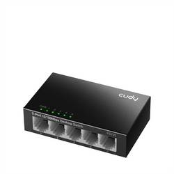 cudy FS105 FS105 5-Port 10/100 Metal Switch - Switch - 0,1 Gbps síťový switch 10 / 100 MBit/s