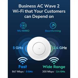 cudy AP1300 AC1300 White Power over Ethernet PoE - Ethernet Wi-Fi přístupový bod