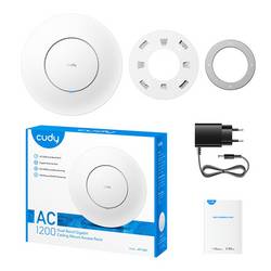 cudy AP1300 AC1300 White Power over Ethernet PoE - Ethernet Wi-Fi přístupový bod