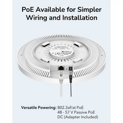 cudy AP3000 Cudy AP3000 punto accesso WLAN 2976 Mbit/s Bianco Supporto Power over Ethernet ( Wi-Fi přístupový bod 3000 MBit/s