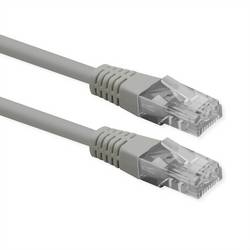 Roline 21.51.0933 RJ45 síťové kabely, propojovací kabely CAT 6 U/UTP 3.00 m šedá nestíněný 1 ks