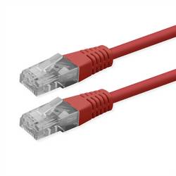 Roline 21.51.0924 RJ45 síťové kabely, propojovací kabely CAT 6 U/UTP 1.50 m červená (jasná) nestíněný 1 ks