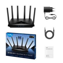 cudy BE11000 2.5G Tri-Band Wi-Fi 7 Mesh Router - Router - 5,76 Gbps router