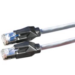 Secomp 21.08.9250 RJ45 síťové kabely, propojovací kabely CAT 6 S/FTP 5.00 m šedá dvoužilový stíněný, bez halogenů, samozhášecí 1 ks