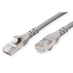 Metz Connect 1308452533-E RJ45 síťové kabely, propojovací kabely CAT 6A S/FTP 2.50 m šedá dvoužilový stíněný, bez halogenů, samozhášecí 1 ks
