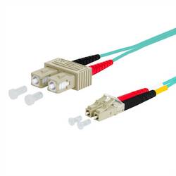 Metz Connect 151J1EOJOA5E optické vlákno optické vlákno kabel 15.00 m tyrkysová 50/125 µ Multimode OM3
