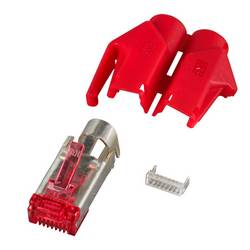 Hirose Electronic H7641.6-50, zástrčka RJ45, červená, 1 ks