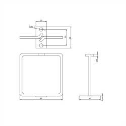 Roline (š x v x h) 80 x 80 x 42 mm 1 ks