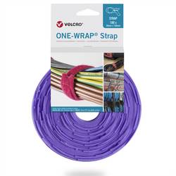 VELCRO® VELCRO® One Wrap® Strap 20mm x 330mm, 10 Popruh se suchým zipem (d x š) 330 mm x 20 mm fialová 1 ks