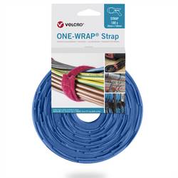 VELCRO® Kabelbinder Popruh se suchým zipem (d x š) 330 mm x 20 mm modrá 1 ks