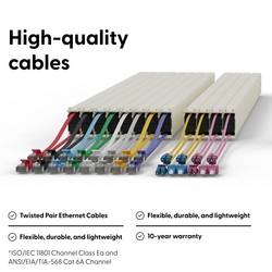 Patchbox PATCHBOX - Cassette 30RU STP White - Kabel - Netzwerk Kazetový systém pro správu kabelů bílá