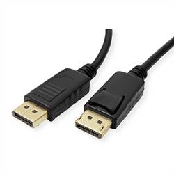 Secomp DisplayPort kabel Konektor DisplayPort, Konektor DisplayPort 3 m černá S3687 stíněný Kabel DisplayPort