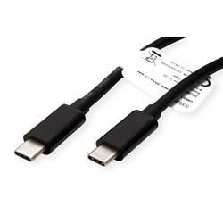 Secomp Napájecí kabel USB USB 3.2 Gen2 USB-C ® zástrčka, USB-C ® zástrčka 1 m černá stíněný S3521