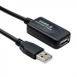Secomp PC prodlužovací kabel STANDARD USB 2.0 Verlängerung, aktiv, mi 5.00 m