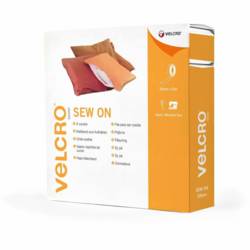 VELCRO® Velcro VEL-EC60287, Schwarz, 20 mm, 25 m, 1 Stück(e), Box pásek se suchým zipem černá 1 ks