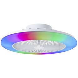 Brilliant G60020/05 Salerno LED stropní světlo s ventilátorem LED modul pevně vestavěné LED 40 W bílá