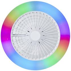 Brilliant G60020/05 Salerno LED stropní světlo s ventilátorem LED modul pevně vestavěné LED 40 W bílá