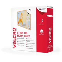 VELCRO® VELCRO Stick On - Selbsthaftender Klettverschluss (nur Haken) pásek se suchým zipem bílá 1 ks