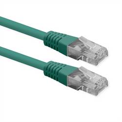 Roline 21.51.1563 RJ45 síťové kabely, propojovací kabely CAT 6 U/UTP 5.00 m zelená nestíněný 1 ks