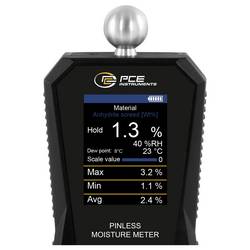 PCE Instruments PCE-PMI 13 měřič vlhkosti materiálů, 0 do 10 %, dřevo 0 do 51 %, do tvrdého dřeva, měření teploty