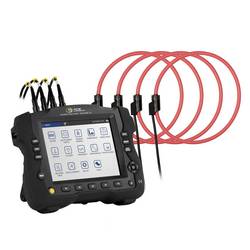 PCE Instruments PCE-PMC 10 Třífázový analyzátor kvality sítě 3fázové s funkcí záznamníku, Spoušťový obvod TRMS měření a osciloskopu, Grafický displej