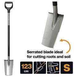 Fiskars 1066714 rýč Pracovní šířka 18 cm rukojeť D