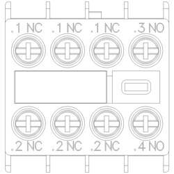 Siemens 3RH2911-1HA13 pomocný spínač zásuvné Vhodné pro značku (relé): Siemens 1 ks