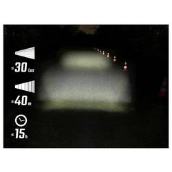 Sigma sada světel na kolo Aura 30 Set w/ Curve LED na baterii černá