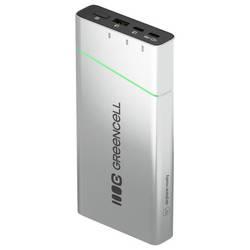 Green Cell GC- PBPLGC20P powerbanka Li-Ion, 26800 mAh, Quick Charge, Dodávka energie, USB-C®, černá, Možnost současného nabíjení a vybíjení, Indikátor stavu