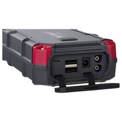 VOLTCRAFT Pomocné startovací zařízení VC-JS-800A, VC-18218600, max. startovací proud 400 A, 1x výstup 12 V, 2x USB konektor, nabíjecí a udržovací stanice,