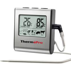 ThermoPro TP16 teploměr na pečení meřící teplotu jádře potravin zobrazení ve °C/°F, pečení, potraviny ke grilování