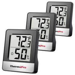 ThermoPro TP49B-3 teploměr a vlhkoměr černá, stříbrná TP49B-3