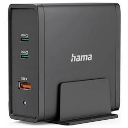 Hama 00200019 USB nabíjecí hub, GaN, Quick Charge 3.0, černá