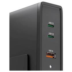 Hama 00200019 USB nabíjecí hub, GaN, Quick Charge 3.0, černá