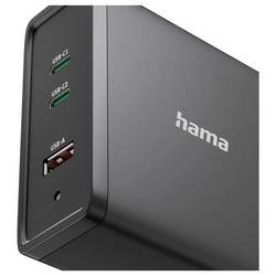 Hama 00200019 USB nabíjecí hub, GaN, Quick Charge 3.0, černá