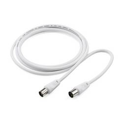 Hama antény kabel 10 m dvoužilový stíněný bílá