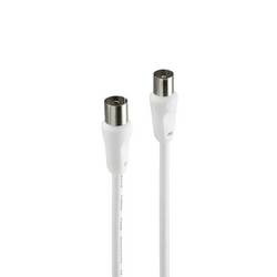 Hama antény kabel 3 m 75 dB dvoužilový stíněný bílá