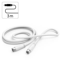 Hama 00205064 napájecí kabel bílá 3 m