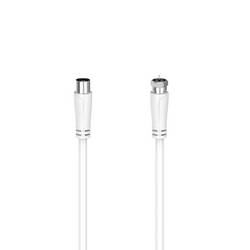 Hama 00205062 koaxiální kabel, 75 Ω, bílá, 1 ks