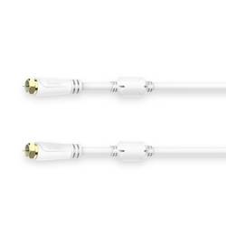 Hama SAT kabel 10 m 100 dB třížilový stíněný bílá