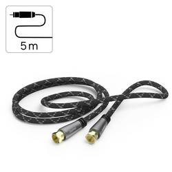 Hama 00205079 SAT kabel černá, šedá 5 m