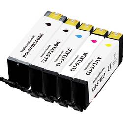 Renkforce Ink náhradní Canon PGI-570PGBK XL, CLI-571BK XL, CLI-571C XL, CLI-571M XL, CLI-571Y XL kompatibilní černá, foto černá, azurová, purppurová, žlutá