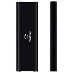 Renkforce 2 TB, externí SSD disk, USB-C®, USB-A, černá