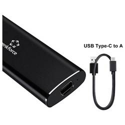 Renkforce 250 GB, externí SSD disk, USB-C®, USB-A, černá