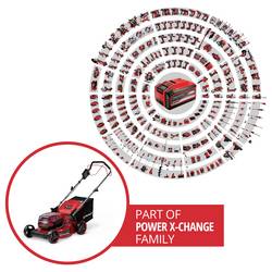 Einhell GC-CM 36/46 S Li BL (2x4,0Ah) akumulátor Akumulátorová sekačka + 2. akumulátor, vč. nabíječky 18 V šířka sekání 46 cm