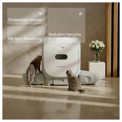 Astropet Jupiter Pro - XXL Selbstreinigende Katzentoilette Kočičí záchod bílá 1 ks