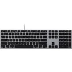Matias FK318CB Aluminum Wired Keyboard for Mac USB klávesnice US anglická, QWERTY, Mac Space Grau