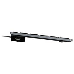 Matias FK318CB Aluminum Wired Keyboard for Mac USB klávesnice US anglická, QWERTY, Mac Space Grau