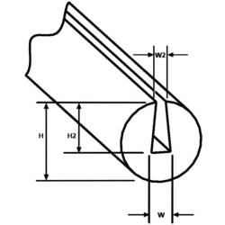 HellermannTyton PS1-PVC-BK-75M PVC černá metrové zboží