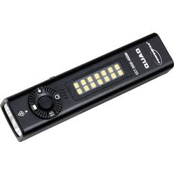 Powertac 815698016222 COB LED, laser, LED, UV LED kapesní svítilna zelený laser, s klipem na opasek, s režimem stroboskopu, s USB rozhraním, s UV světlem